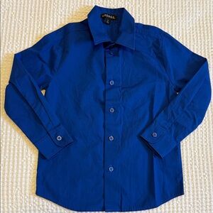 George Boys Blue Long Sleeve Button Down